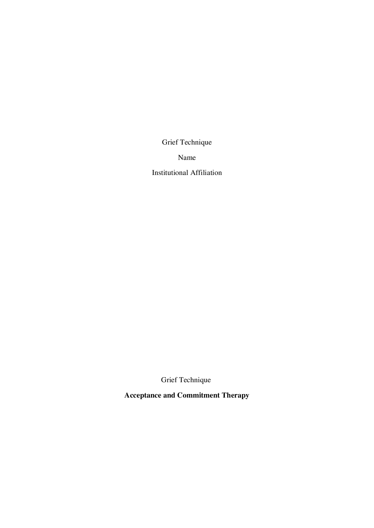 Preview image for Grief Technique